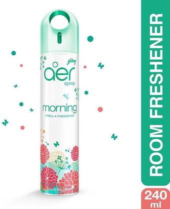 Godrej Misty Morning Meadows Air Freshener for Home & Office Spray Spray