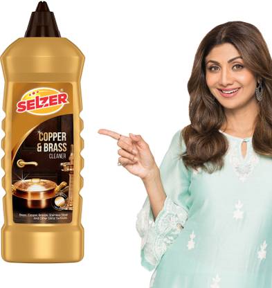 SELZER Brass & Copper Cleaner | Liquid for Brass & Copper Cleaning, Effectively Cleaner