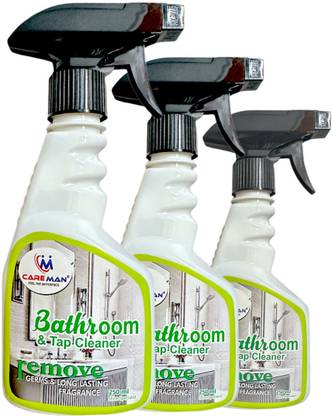 CAREMAN Bathroom & Tap Cleaner Hard Water Stain Remover, Spray and Scrub Cleaner Stain Remover