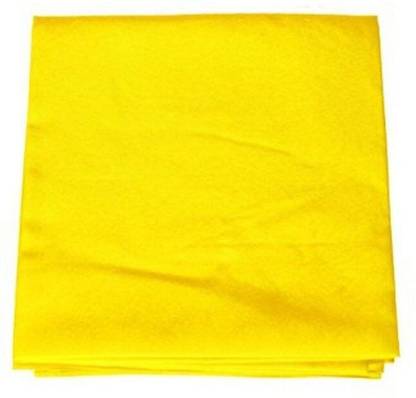 CarbonShot 1 pcs Pure Cotton Yellow Cloth For Pooja Altar Cloth