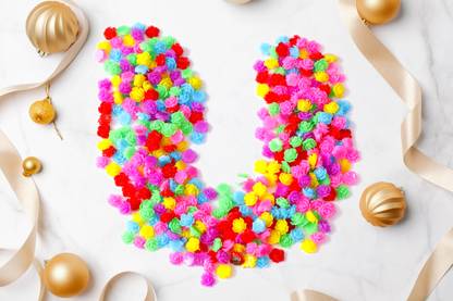 Honbom Beads Polymer Decorate Particles Sprinkles Scrapbook Without Hole 50pc 10mm