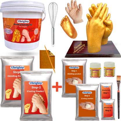 Ubrighty Ubrighty 3D Hand Foot Molding Casting Kit Special Gift for Baby and ...