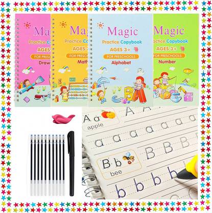 Alphabet, Math, Drawing, Number, Reusable Calligraphy Handwriting Tool Set
