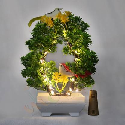 Nimkar's Bonsai Artificial Plant  with Pot
