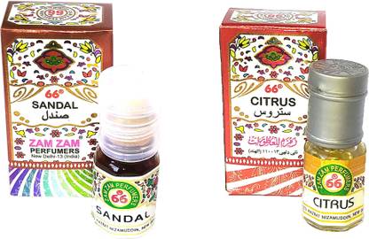 Zam Zam Perfumers Citrus and combos Long Lasting Attar Floral Attar