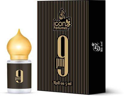 Binawf Icon Series 9 PM Attar Perfume Alcohol Free Perfume  -  5.5 ml
