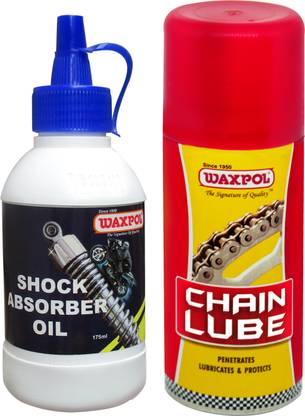 The Waxpol Chain Lube & shock Absorber Combo Combo