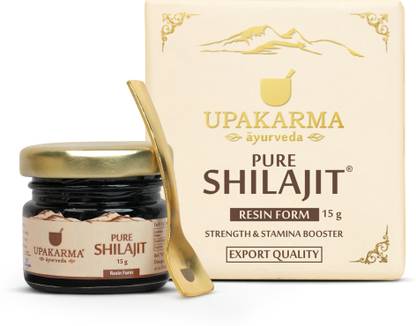 UPAKARMA Pure Shilajit Resin |High Fulvic Acid Content|Boost Performance, Power & Stamina