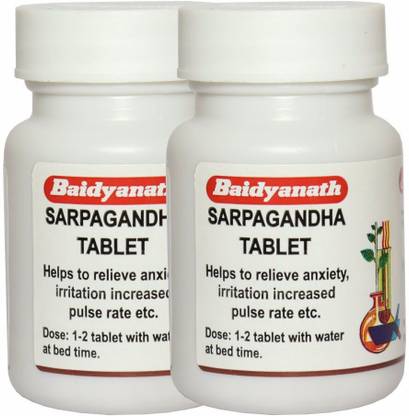 Baidyanath Sarpagandha Tablet-50 Tab (Pack Of 2)