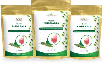 Vedikroots Bhumi Amla Powder Churn For Healthy Liver Functioning And Digestive 100Gm