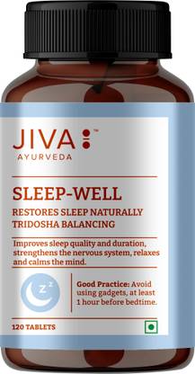 JIVA Sleep-Well Tablets - Restores Natural Sleep (120 Tablets-Pack of 1)