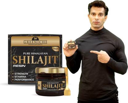 Greeniche Himalayan Shilajit Resin for Performance| Strength, Power & Stamina|10g