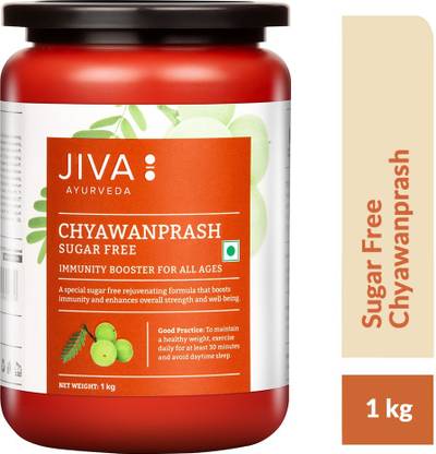 JIVA Sugar Free Chyawanprash - 100% Sugar-Free Immunity Booster - 1 Kg - Pack of 1