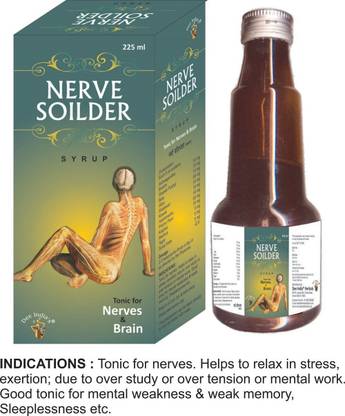 DEE INDIA HERBALS Nerve Soldier Syrup (225 Ml) Combo Pack Of 2