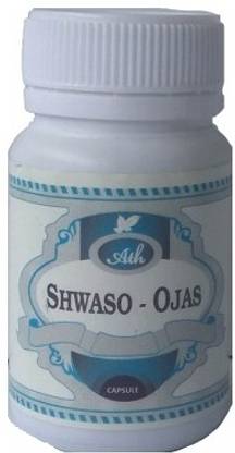 Ath Ayurdhamah Shwaso Ojas Capsules for Respiratory Issues - 3 Month Pack