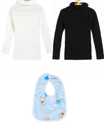 Profecto SKIWI SWEATER/ HIGH NECK FOR BABY BOY/BABY GIRL FOR 0-6 MONTHS AND FREE BIB