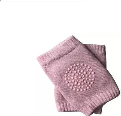 WIPLK Crawling Baby, Toddler, Infant Anti-Slip Elbow and Knee Pads/Guards Pink Baby Knee Pads