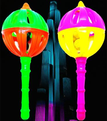 Dynamic Retail Global Rattles for baby, rattle toys set for infants kids newborn sound toys r.379z Rattle
