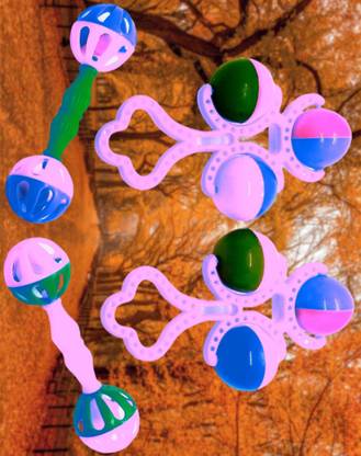 Dynamic Retail Global Rattles for baby, rattle toys set for infants kids newborn sound toys RO92 Rattle