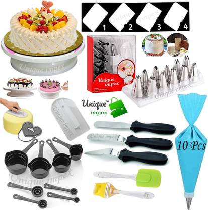 Unique Impex cake baking set . cake decorating items Kitchen Tool Set