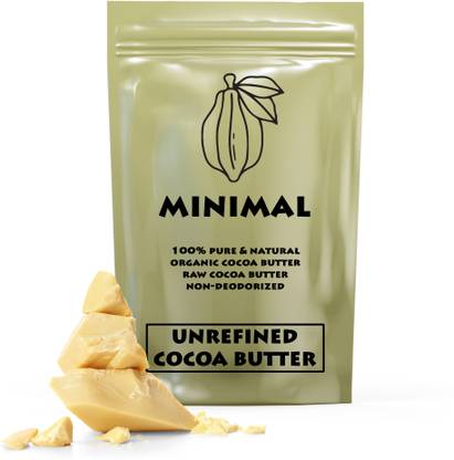 Minimal Pure Raw Cocoa Butter 1kg Cocoa Fat Solid