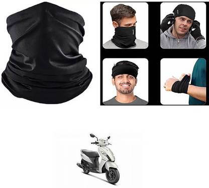 Dynamo Black Bike Face Mask for Men & Women