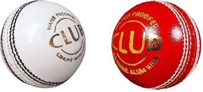 HRetails Leather balls Combo Pack Cricket Leather Ball