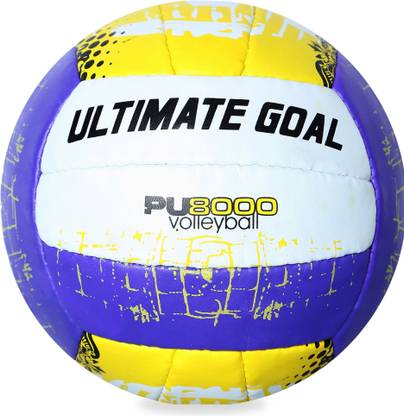 ULTIMATE GOAL Blue Volleyball | Size 4 | Lightweight | Ideal for Learning & Fun Volleyball - Size: 4