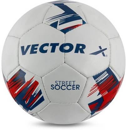 VECTOR X STREET SOCCER Rubberised Hand Stitched Football - Size: 3