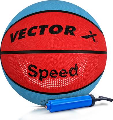 VECTOR X Speed Baksetball With Pump Basketball - Size: 7
