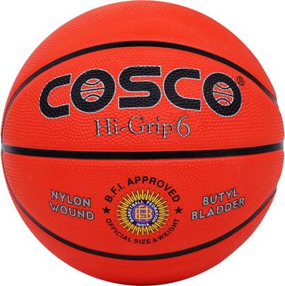 COSCO Hi - Grip Basketball - Size: 6