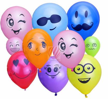 PartyballoonsHK Printed Emoji Face Expression Balloon