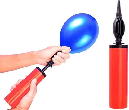PARTYVIBES Solid Balloon Pump - Hand Balloon Inflating Air Pump, Air Pump for Foil Balloon, Balloon