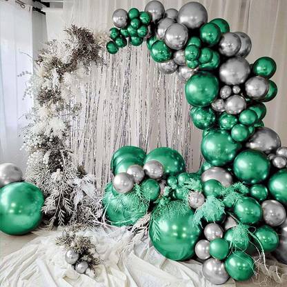 FANEX Solid I-Ch-SIL-GRN Balloon