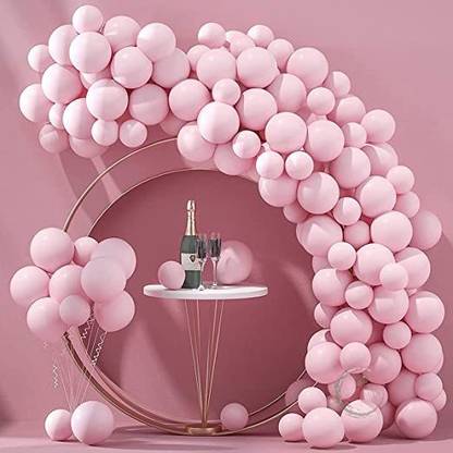 Sambaby Solid Pastel Pink Balloon Balloon