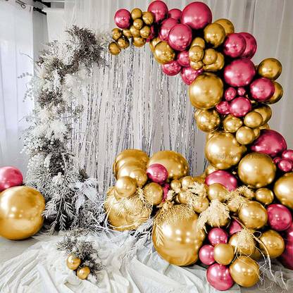 FANEX Solid I-Ch-RD-GLD Balloon