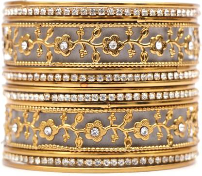 Alloy Beads Bangle Set