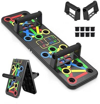 ELK Professional 15 in 1 Push Up Board Comprehensive Fitness Exercise Workout Stands Push-up Bar