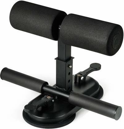 CRAZYABBS Double Suction Cup Sit Up Bar Assistant Exercise Stand Support Workout Fitness Sit-up Bar
