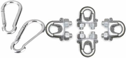 GymShark 2 Snap Lock with 4 U Lock Gym Wire Locks Multi-training Bar