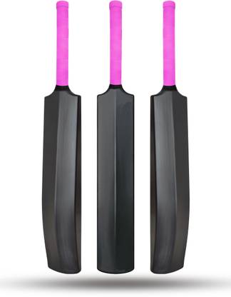 KSF Heavy Duty Plastic Bat Size 8, Full Size Plastic Cricket Bat Black Color PVC/Plastic Cricket Bat For 15+ Yrs