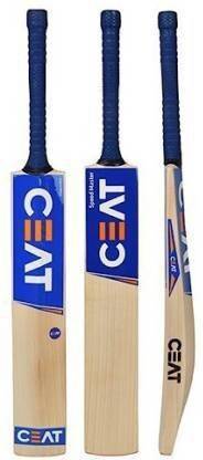 CEAT Hitman Full Size Double Blade Poplar Willow Cricket Bat Poplar Willow Cricket  Bat For 15+ Yrs