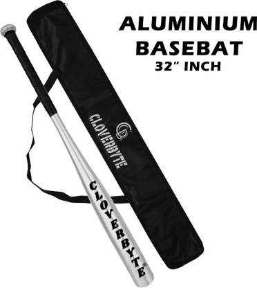 CLOVERBYTE Aluminum 32'Inch Basebat Combo With Basebat Cover Light Weight Aluminium Baseball  Bat For 15+ Yrs