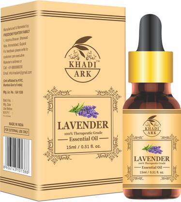 Khadi Ark Lavender Essential Oil (Pure & Natural) For Skin and Hair & Aromas