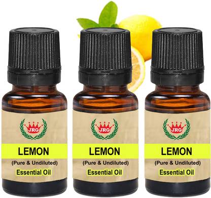 JRG Lemon Essential Oil - Pure and Natural Oil (Pack of 5)