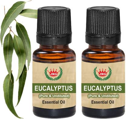 JRG Eucalyptus Oil (Nilgiri) - Pure and Natural Essential Oil - 15ml (Pack of 2)