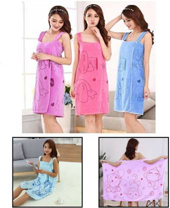 DEVCHHAYA ENTERPRISE Multicolor Free Size Bath Robe