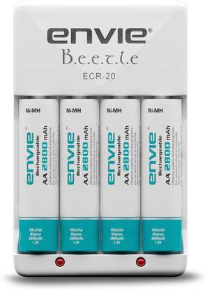 (ECR20+AA2800 4PL) Charger for AA & AAA Rechargeable Batteries Camera Charger