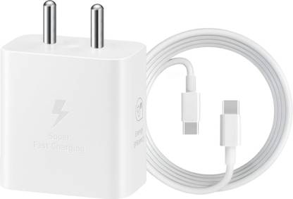 MAK 25 W Quick Charge 3.1 A Wall Charger for Mobile with Detachable Cable