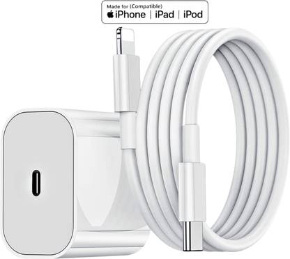 RoarX 20 W PD 3 A Wall Charger for Mobile with Detachable Cable